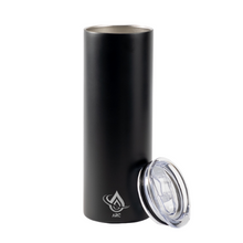Load image into Gallery viewer, Black Skinny Tumbler 20oz
