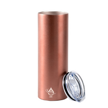 Load image into Gallery viewer, Rose Gold Skinny Tumbler 20oz
