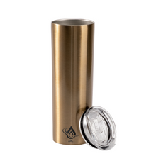 Load image into Gallery viewer, Gold Skinny Tumbler 20oz
